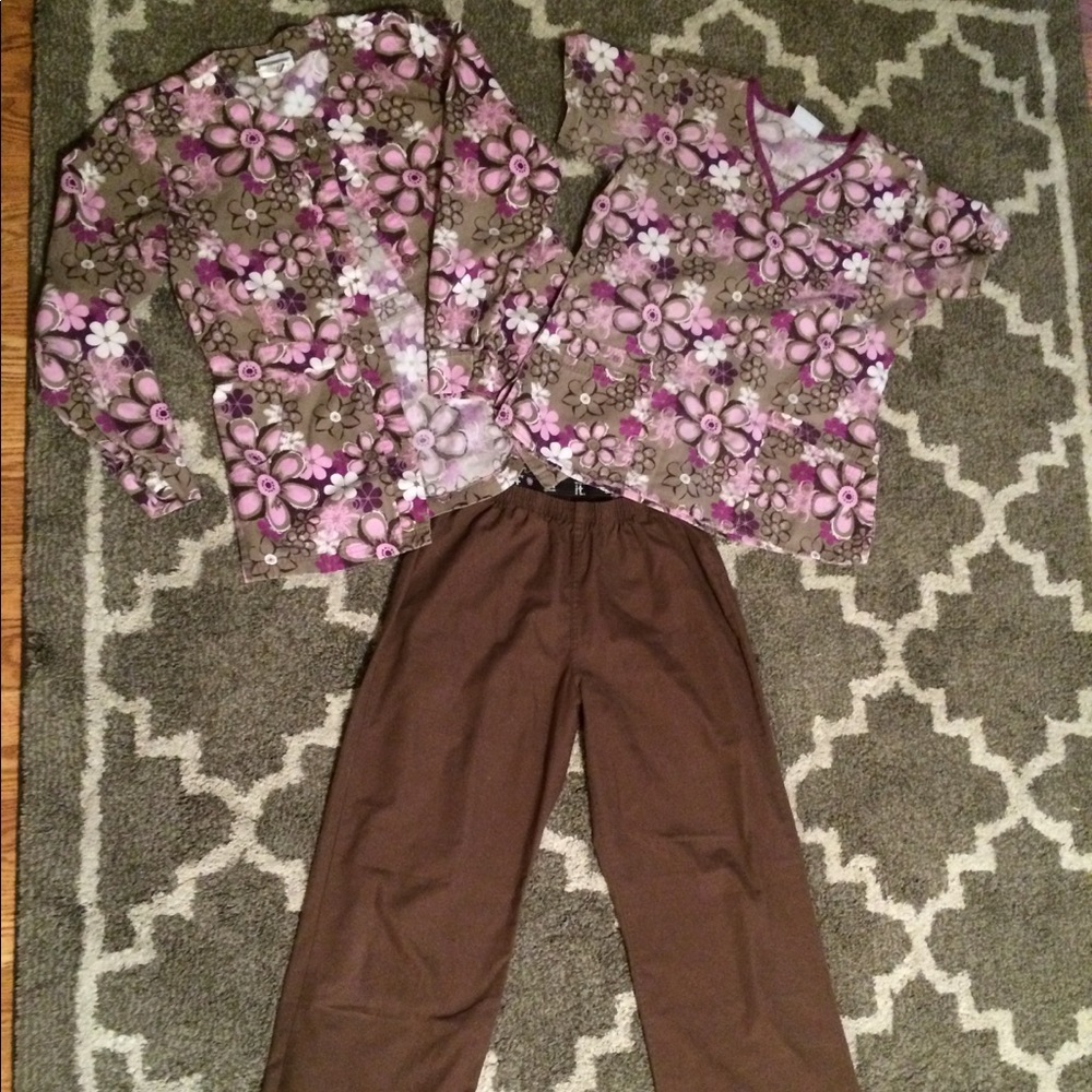 Floral/Spring Scrub Set